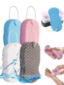 3/2/1 cái, Bông tắm tẩy tế bào chết, Bông tắm tẩy tế bào chết thần kỳ, Bông tắm làm sáng da, Bông tắm tẩy tế bào chết siêu mềm 3D, Bóng tắm tẩy tế bào chết nhẹ nhàng phù hợp cho mặt và toàn thân, có thể tái sử dụng. - Nhiều màu - Xem 4