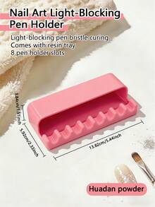 Giá đỡ bút che chắn đèn UV cho thợ làm móng, ngăn ngừa hiện tượng khô gel sơn do tia UV, giá đỡ bút vẽ móng di động, dụng cụ làm móng, giá trưng bày cọ khắc móng DIY, đồ dùng làm móng, dụng cụ cho thợ làm móng - Nhiều màu - Xem 7