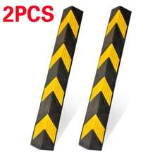 2PCS Reflective Corner Guard Wall Reflectors Garage Strips Edges Protector - A - Ver 11