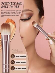 Bộ 12 cọ trang điểm mắt dễ thương: Cọ mềm mại, thân thiện với da – Lý tưởng cho người mới bắt đầu và trang điểm mắt hàng ngày. Vật dụng cần thiết khi đi du lịch. - Nhiều màu - Xem 9