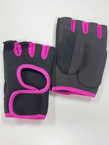 1 đôi găng tay tập thể dục hở ngón, găng tay thể thao tập luyện, găng tay đạp xe unisex - phong cách 1 - Xem 10