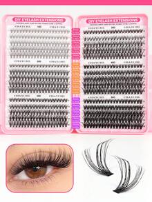 600 Cụm Mi Giả Tự Nhiên Mềm Mịn 10D 20D 30D 40D 50D Dung Lượng Siêu Lớn Sách Mi Giả Hỗn Hợp 8-16mm Độ Dày 0.07mm D Curl Dày Xoăn Tự Làm Mi Giả Thủ Công Cho Trang Điểm Hàng Ngày Cosplay - Xem 4