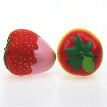 Slow Rise PU Realistic Watermelon Slice Squishy  Fruit Stress Relief Fidget  Decompression Sensory Novelty Squeeze Fruit - 1PC - View 2