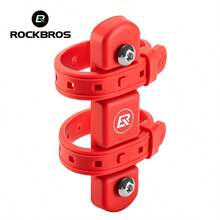 ROCKBROS 1pc One-Piece Bottle Holder Mount With Main Part Made Of Silicone – Soft And Durable, Shockproof And Non-Slip; Allows Mounting In Multiple Positions And Adapts Optimally To The Requirements Of Cycling. - 彩色 - 查看 13