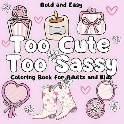 1 Adult & Kids Coloring Book, Stress Relief Drawing Book, Suitable For Elementary And Teenage Students, Best Gift For Halloween And Christmas