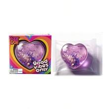 NEE DOH Heart-Shaped Pinching Music, Soft And Comfortable To The Touch, Non-Sticky, Fast Rebound, Cute And Small Shape, Portable Palm Toy - Hồng - Xem 7