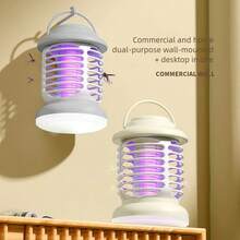 2-In-1 UV Mosquito Repellent Lamp, Warm Light Nightlight, Portable Mosquito Repellent Lamp For Indoor/Outdoor, USB Rechargeable, 800mAh - Multicolor - View 5