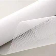 多功能窗户防蚊密纱网，覆盖范围广，适用于露台、阳台、花园、窗户纱窗和推拉纱门的维修配件，花园隐私屏风，蚊帐，围栏网，黑色玻璃纤维网，可视，可裁剪，可清洗，易于更换/安装/DIY - 白色 - 查看 3