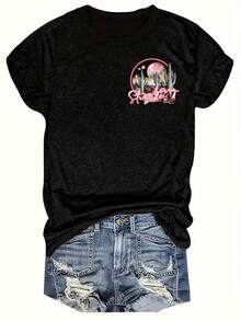 Women T-Shirts - Black - View 3