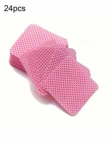 1000 cái/400 cái/200 cái Khăn lau móng không rụng lông, khăn lau bề mặt móng, khăn rửa móng. - Hồng - Xem 20