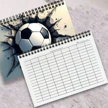 A5 Versatile Grid Notebook With Creative Football Themed Cover, 100 Pages/50 Sheets, Suitable For Work, Study, School Attendance, Company Finance Accounting, Inventory Management, Business Meeting Records And More, Helping Efficient Work And Study - Vertical Version - View 6