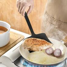 Bộ dụng cụ nhà bếp bằng silicon chống dính, bao gồm thìa, thìa xào, muỗng múc canh, rây lọc, kẹp gắp thức ăn, chịu nhiệt, thích hợp cho nấu ăn tại nhà và nhà hàng. - Nhiều màu - Xem 8