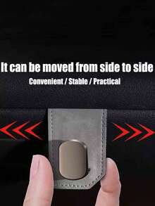 1pc Car Storage Hook, Passenger Side Glove Box Hook, Car Hanger, Quick Installation, Simple And Practical Car Accessory - A - View 4