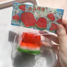 这款高级夏季限量西瓜系列捏捏乐玩具,造型多样,灵感源自各种美食,包括猫爪、蛋糕、可乐饼和芝士吐司。玩具触感柔软、Q弹,回弹缓慢,带来舒缓的触感体验,有助于放松身心,缓解压力。清新夏日色调,外观精致可爱,是理想的桌面摆件。无论是个人放松,还是作为各种节日的贴心创意礼物,都是完美之选。 - 彩色 - 查看 6