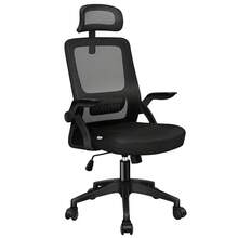 ALFORDSON Mesh Office Chair Executive Computer Seat Fabric Tilt Gaming Racing - 黑色 - 查看 5