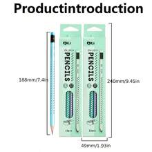 HB Wooden Sketch Pencils With Erasers, Loose Stationery Supplies, High-Quality Writing Tools, Office Stationery, Fun Stationery, Smooth Writing, Suitable For Drawing And Writing, Suitable For Artists, Home And Office Use - A - View 3
