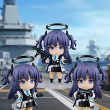 1pc Cute Posable Figure Of Popular Anime Character From "Blue Archive" Game, Collectible Statue, Model, Decor, Fan Collection, Christmas/Halloween/Birthday Gift - Multicolor - View 2
