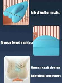 1件盆底肌锻炼器 - 包括盆底肌强化训练器，男女通用提臀健身器材，用于盆底肌训练 - 彩色 - 查看 6