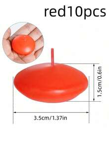 10pcs/Pack Floating Candle Centerpieces, Unscented Floating Candle Decorations, Floating Candle Vase Suitable For Valentine's Day, Thanksgiving, Wedding, Holiday, Party And Home Decor - Multicolor - View 12