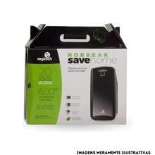 Nobreak Ragtech 600VA SAVE HOME STD -TI Black 20NSH4125 Trivolt Onda 6 Tomadas - Preto - Visão 4