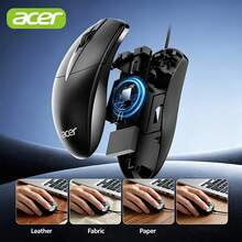 Acer Wired Computer Office Keyboard And Mouse Set, Business Slim & Quiet, Compatible With Desktop PC And Laptop, USB Interface, Ergonomic Design Suitable For ASUS, Xiaomi, Apple - View 5