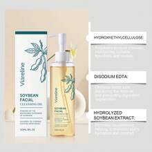 Dầu tẩy trang đậu nành 120ml, làm sạch nhẹ nhàng, dễ dàng rửa sạch, tẩy trang sâu lớp trang điểm mặt không để lại cặn. - Vàng - Xem 7