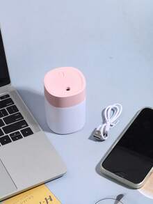 1 Máy khuếch tán hương thơm có đèn đổi màu, đèn ngủ di động dùng nguồn USB, máy tạo độ ẩm không khí cho gia đình, văn phòng, phòng ngủ, ô tô, đèn để bàn nhiều màu yên tĩnh - Nhiều màu - Xem 6