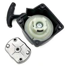 Bộ dụng cụ khởi động bằng dây kéo cao cấp 40-5: 1 lò xo giật khởi động, 1 cặp núm xoay kép bằng kẽm 40-5, 4 bu lông lục giác M5*20. Dùng cho máy cắt cỏ, máy xén cỏ chạy xăng 43CC 49CC 52CC có chức năng khởi động bằng dây kéo. - Bộ dụng cụ tháo lò xo xoắn 40-5 (Bộ sáu món cao cấp) - Xem 6
