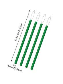 4pcs Extended Round Handle Threading Tools, Blue Green White Rose Red 4 Colors Available, Non-Slip Design For Effortless Threading, Suitable For Clothing Repair, Traditional Robes, Abaya Sewing And Embroidery Crafts, Practical Handmade Sewing Accessories - Plastic Thread Threader - View 14