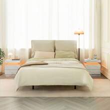 Modern Style Bedside Table With Two Drawers, Easy Assembly, Ample Storage Space, Suitable For Bedrooms And Living Rooms - 霧面白 - 查看 4