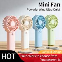 Ventilateur électrique portable mini alimenté par pile AAA, ventilateur personnel silencieux de 5 pouces, convient pour le lit, le camping, l'extérieur, ventilateur de bureau sans fil, ventilateur de poche compact portable, ventilateur électrique portable compact - Ordinateur de poche - Voir 2