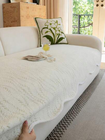 1 chiếc chăn phủ sofa màu xanh lá nhạt tối giản, đa năng, bảo vệ đồ nội thất thân thiện với thú cưng, có thể giặt, chống bụi, trang trí nhà cửa cho phòng ngủ, văn phòng và phòng khách, phù hợp cho mọi mùa.