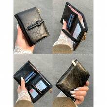Coin Purses - ארנק מטבעות בסגנון רטרו - שחור - ראה 3