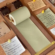 1 Bộ Giá Treo Sổ Ghi Nhớ Phong Cách Cổ Điển, Có Giấy Cuộn, Thích Hợp Cho Văn Phòng, Gia Đình, Ghi Chú, Thực Đơn Cà Phê và Tráng Miệng - Nhiều màu - Xem 14