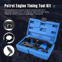 Professional Engine Timing Calibration Tool Set For Citroens & Peugeot 1.2T Engines, Camshaft Locking, Crankshaft Hub Wrench & Balance Shaft Tools, Precision Engine Repair Kit - Blue - View 5