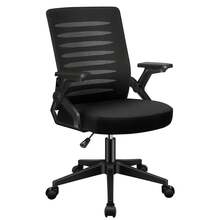 ALFORDSON Mesh Office Chair Executive Computer Fabric Seat Racing Work - 黑色 - 查看 6