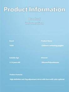 Yuke 1pc Small Frame Swimming Goggles, Anti-Fog HD Waterproof Professional Swim Goggles For Training, Diving & Swimming - Multicolor - View 7