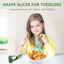 4-In-1 Stainless Steel Grape/Cherry/Tomato/Strawberry Slicer, Fruit Cutter For Baby, Salad Maker Tool - Multicolor - View 7