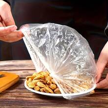 500pcs Elastic Food Covers, Stretch Wrap For Kitchen, Leftovers And Picnic - View 9