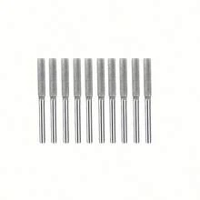5件套金刚石链锯磨刀工具套装（随机1件），钛涂层金刚石磨头钻头，适用于链锯上的旋转工具磨石锉，可用于磨玉、玻璃、金属、木材等材质 - 无需电源 - 彩色 - 查看 5