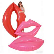 1pc Heart-Shaped Inflatable Swimming Ring, Suitable For Water Sports, Pool Parties, Floating On Water Surface - Multicolor - View 11