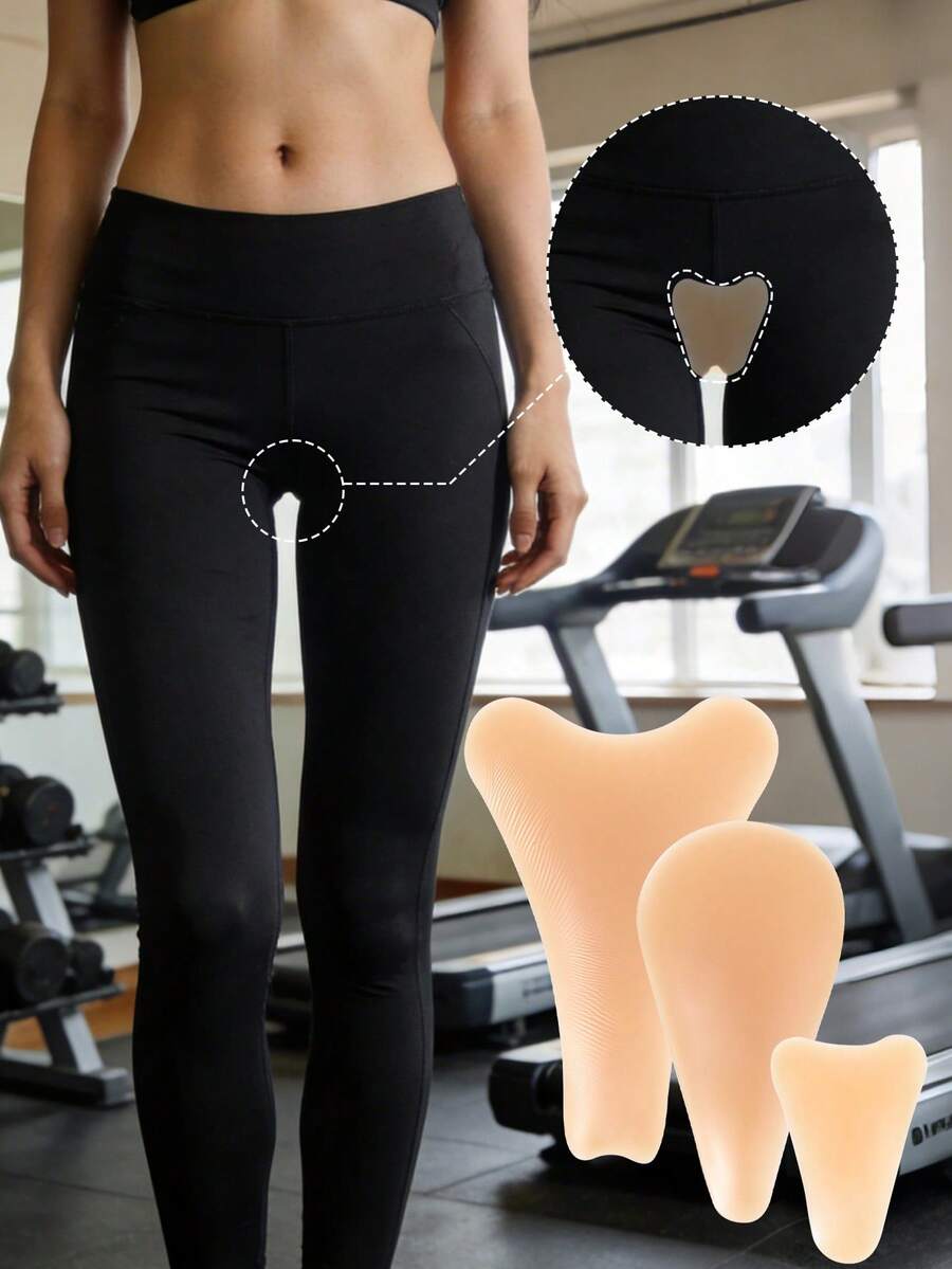 3pcs/Set Silicone Covers Provides Invisible Protection And Is Designed For Swimwear And Pants - Multicolor - View 1