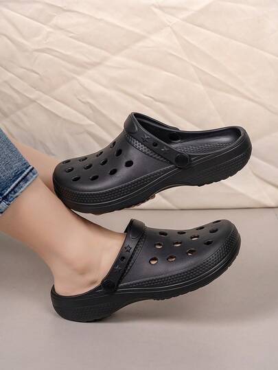 女士新款透气防滑两用轻便拖鞋，室内外皆宜，居家及海滩理想之选