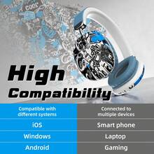 Gerripuer Wireless Headphones, Luxury Business Edition Studio Monitoring Headphones, Stereo Gaming Headset, HIFI Sound Quality, Comfortable Over-Ear Design, Foldable, Bass Boosted, Lightweight Wireless Headphones - View 9