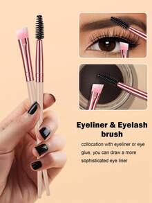 11件套完整化妆刷套装：多功能一体式化妆刷——适合初学者和日常使用。旅行必备 - 彩色 - 查看 9