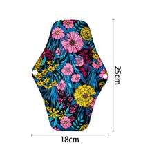 2pcs Sanitary Napkins AWJ Mesh Liner Reusable Menstrual Pads For Women Washable Cloth Pads Waterproof Cloth Regular Flow Daytime Use - 2 BB08 - View 2