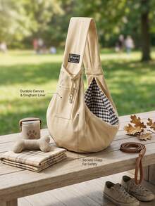 Breathable Pet Backpack With Wide Straps - Versatile Crossbody Bag Suitable For Both Men And Women, Ideal For Vacations And Camping. - Multicolor - View 9