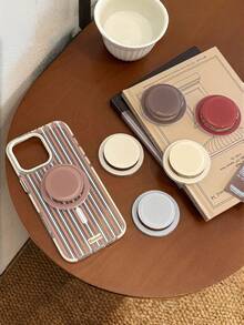 1pc Multi-Color Desk Phone Holder, With Protective Packaging, Creative Decor And Charging, Non-Slip Design, Suitable For Various Scenarios - Multicolor - View 5