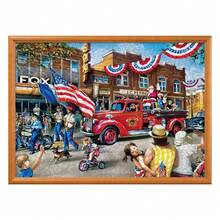 MasterPieces 1000 Piece Jigsaw Puzzle For Adults, Family, Or Youth - Parade Day - 19.25"X26.75" Challenging Puzzles Game Home Decor Birthday Party Gift Toy Seniors 20.5 * 15 In 1PC, 500/1000 Pieces, Educational And Fun Games, Family Entertainment, Made Of Wood And Cardboard, High-Quality Interlocking Puzzles, 2D Puzzles Of Landscapes, Animals, And City Art, Difficulty Levels: Beginner, Intermediate, And Advanced, Stress-Relieving And Educational, Perfect Christmas, Birthday, Mother's Day, Father's Day, Easter Gift, Home Décor, An Uplifting Gift, A Creative Hobby Gift For Friends And Family, Extra-Large Size, A Great Way To Pass The Time, And A Good Gift. - 彩色 - 查看 6