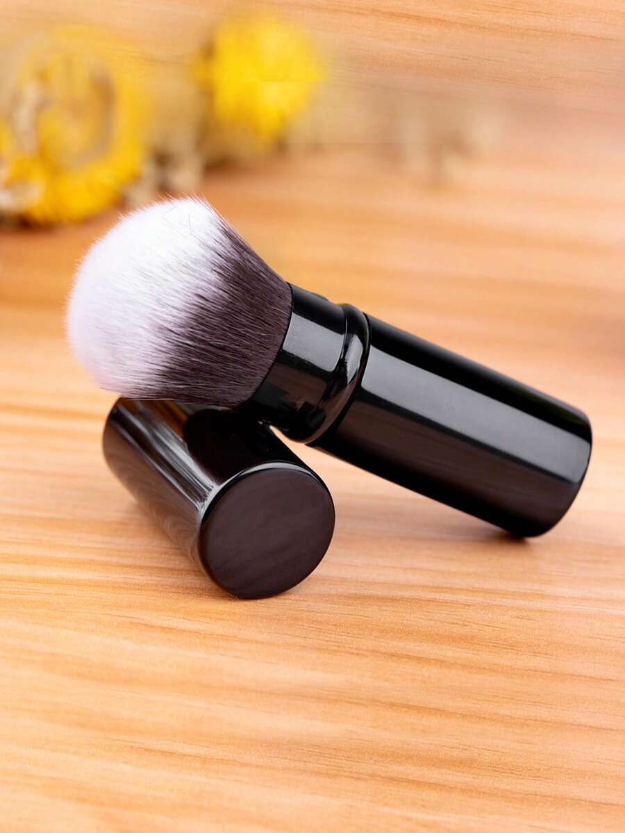 Pinceaux de maquillage rétractables portables, pinceau à blush, pinceau à poudre, pinceaux de maquillage multifonctionnels - Multicolore - Voir 1
